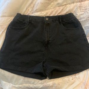 Fashionova black shorts, size 15, never worn.
